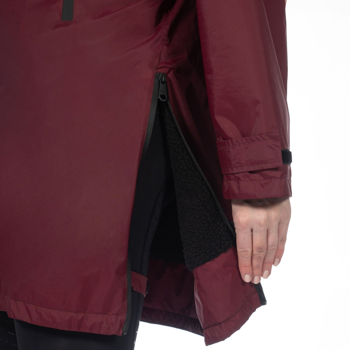 HKM Extra Long Riding Jacket -Julie- #colour_bordeaux