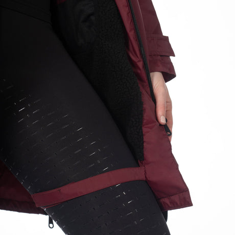 HKM Extra Long Riding Jacket -Julie- #colour_bordeaux