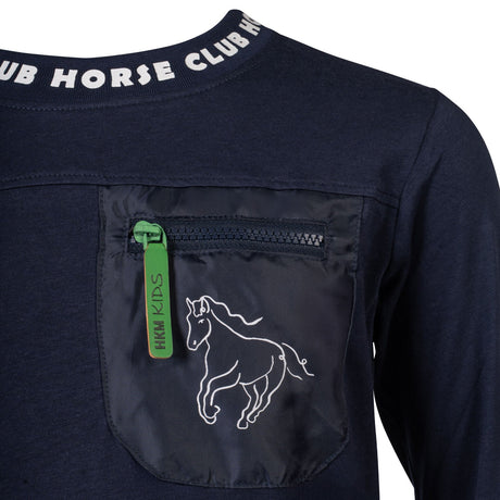 HKM Children's Longsleeve Shirt -Maui- #colour_deep-blue