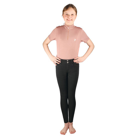 Hy Equestrian Elevate Mizs Denim Breeches #colour_black