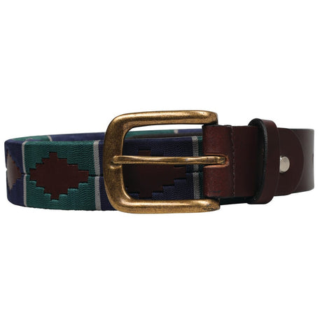 Hy Equestrian Synergy Polo Belt #colour_navy-olive-green