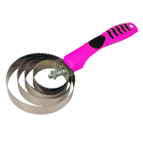 Hy Equestrian Vivid Spring Curry Comb #colour_pink