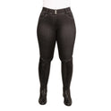Hy Equestrian Elevate Style Denim Breeches #colour_black