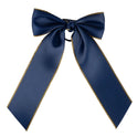 Supreme Products Picture Perfect Long Hair Bows #colour_navy-gold