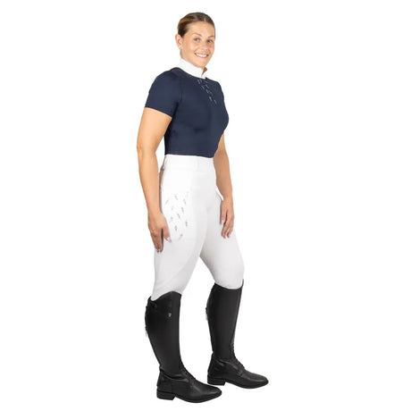 Hy Equestrian Roka Reign Riding Tights #colour_white