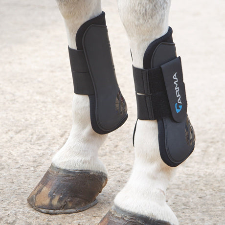 Shires ARMA Tendon Boots #colour_black-black