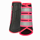 Shires ARMA EQUI-FLECTOR® Brushing Boots #colour_pink