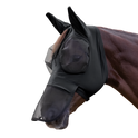 Waldhausen Puck Fly Mask With Nose Protection #colour_black