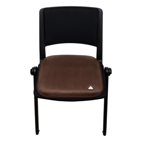 Acavallo Chair Seat Saver Classic Gel Suede #colour_brown