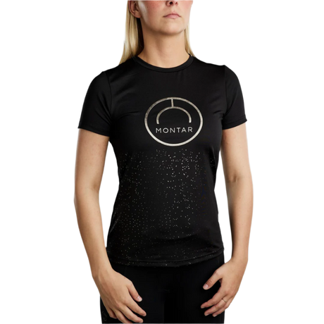 Montar MoSille with Gun Metal Logo T-Shirt #colour_black