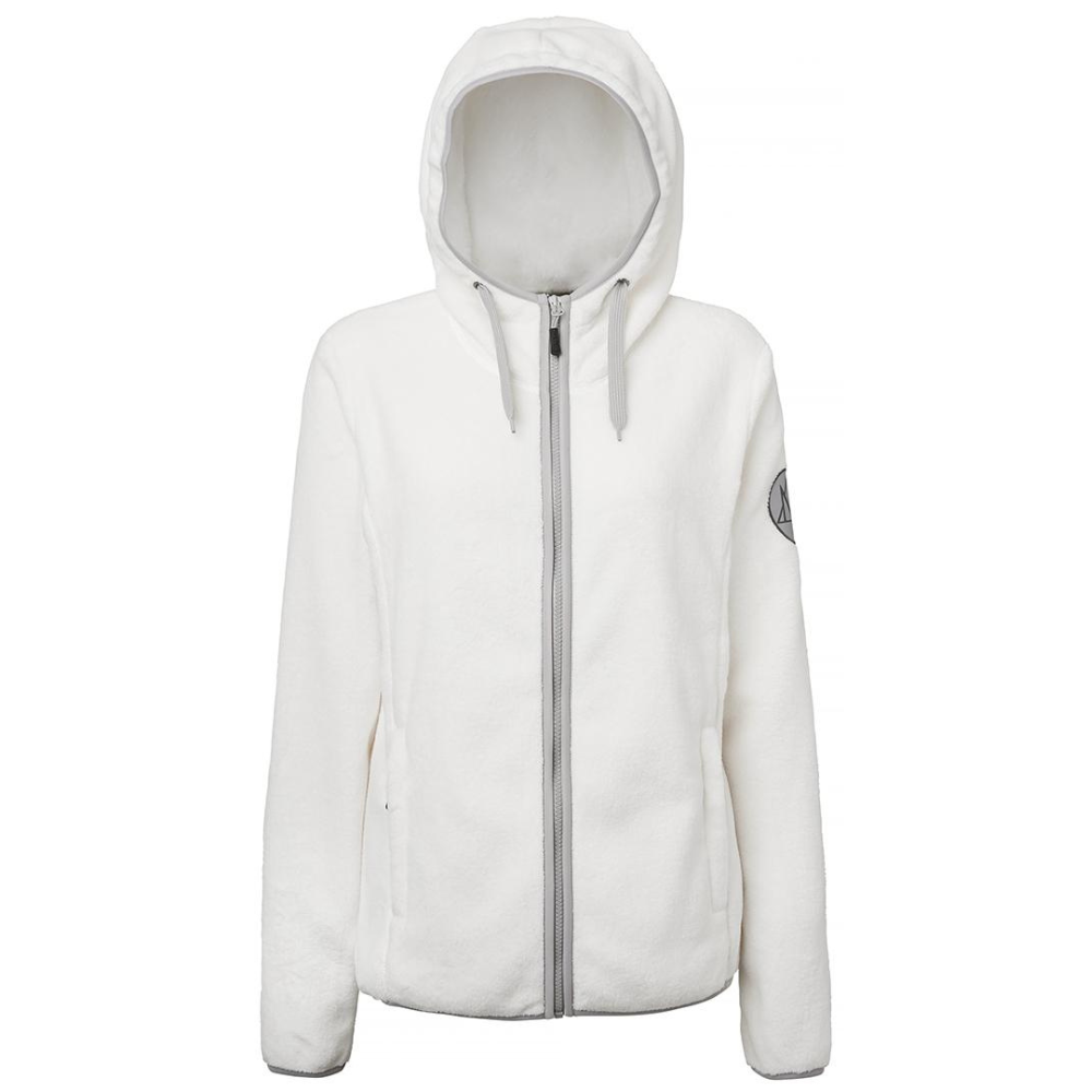 Mountain Horse Children's Fuzzy Hoodie #colour_snow-white