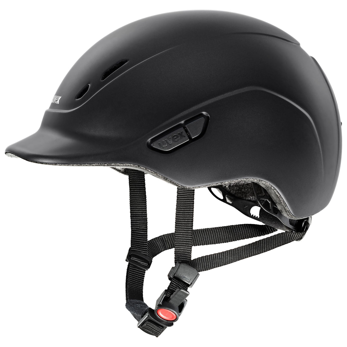 Uvex Kiddox Matt Riding Hat #colour_black-matt