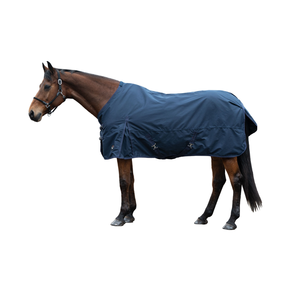 HKM 600D 300g Turnout Rug -Chester- #colour_deep-blue