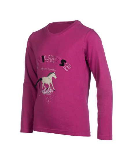 HKM Children's Long Sleeve Shirt -Polly- #colour_magenta