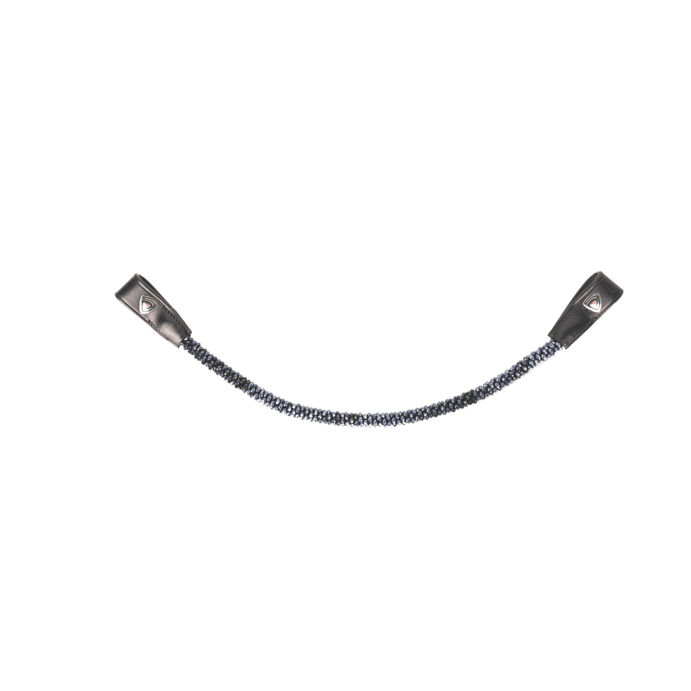 ProPresicce Signature Crystal Diamante Browband by Hy Equestrian #colour_navy