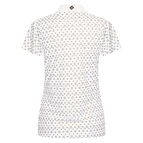 Imperial Riding Children's Roxy AOP Tech Top #colour_white-grey