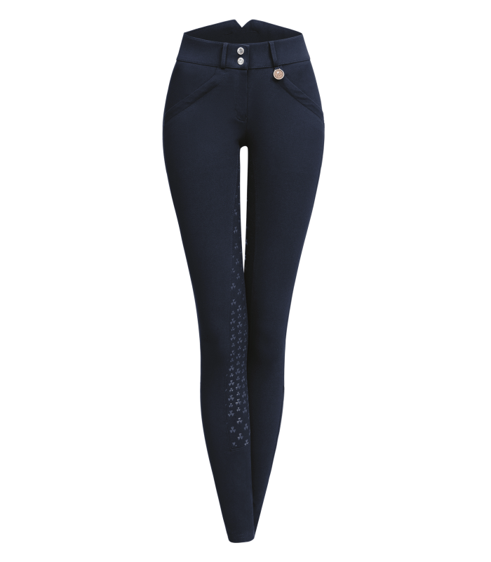 E.L.T Ladies Fay Feel Good High Waist Riding Breeches #colour_night-blue