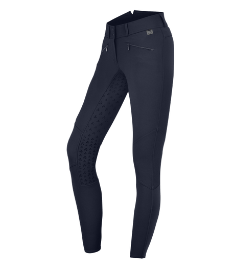 E.L.T Ladies Hella High Waist Silicone Breeches #colour_night-blue