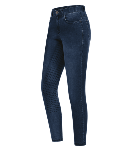 E.L.T Ladies Luna Jeans Breeches #colour_dark-blue