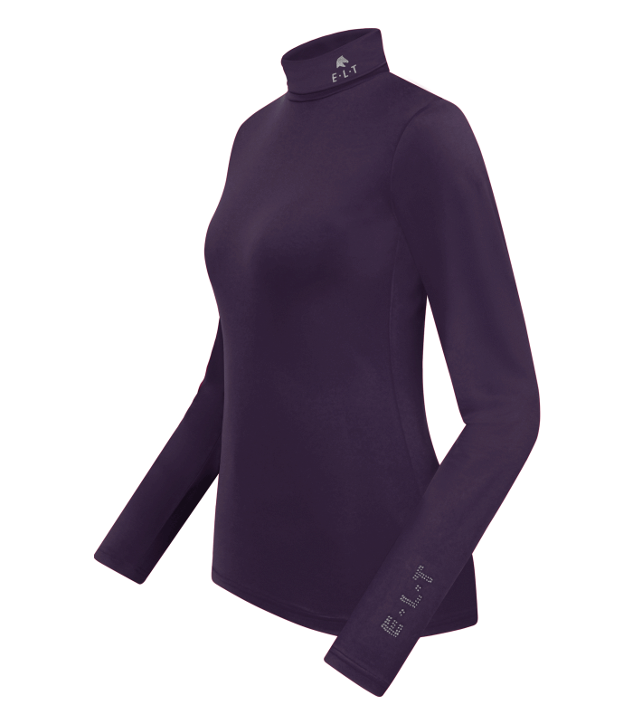 E.L.T Ladies Madison Turtleneck Shirt #colour_dark-purple