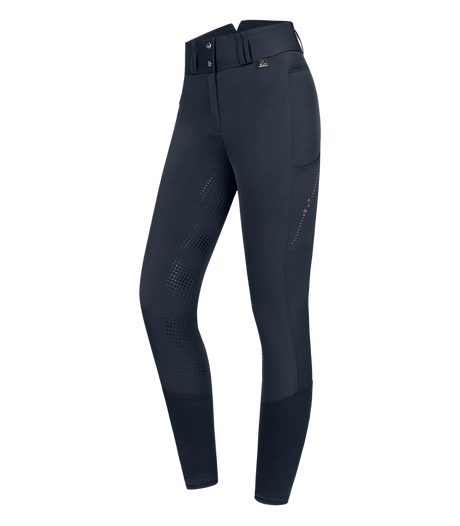 E.L.T Mina Ladies Thermal Breeches #colour_deep-blue