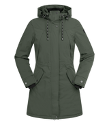 E.L.T Ontario Ladies Winter-Performance-Riding Parka #colour_dark-olive