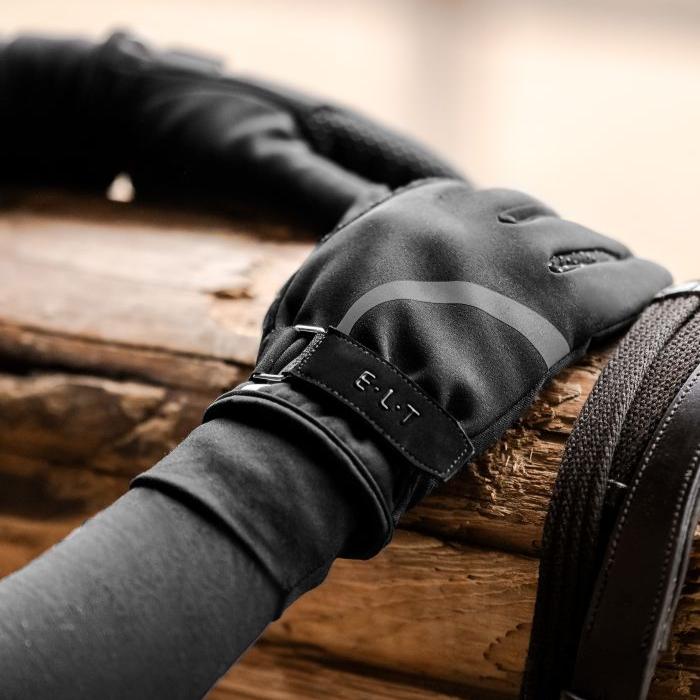 E.L.T Locarno Riding Gloves #colour_black