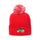 British Country Collection Green Tractor Pom Pom Beanie Hat #colour_red