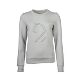 HKM Women's Sweater -Livigno Horse Head- #colour_stone-grey