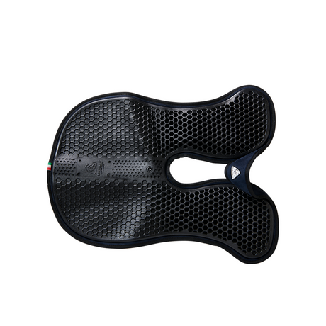 Acavallo Pad SP WFS Suede Hexagonal Gel Front Riser #colour_blue