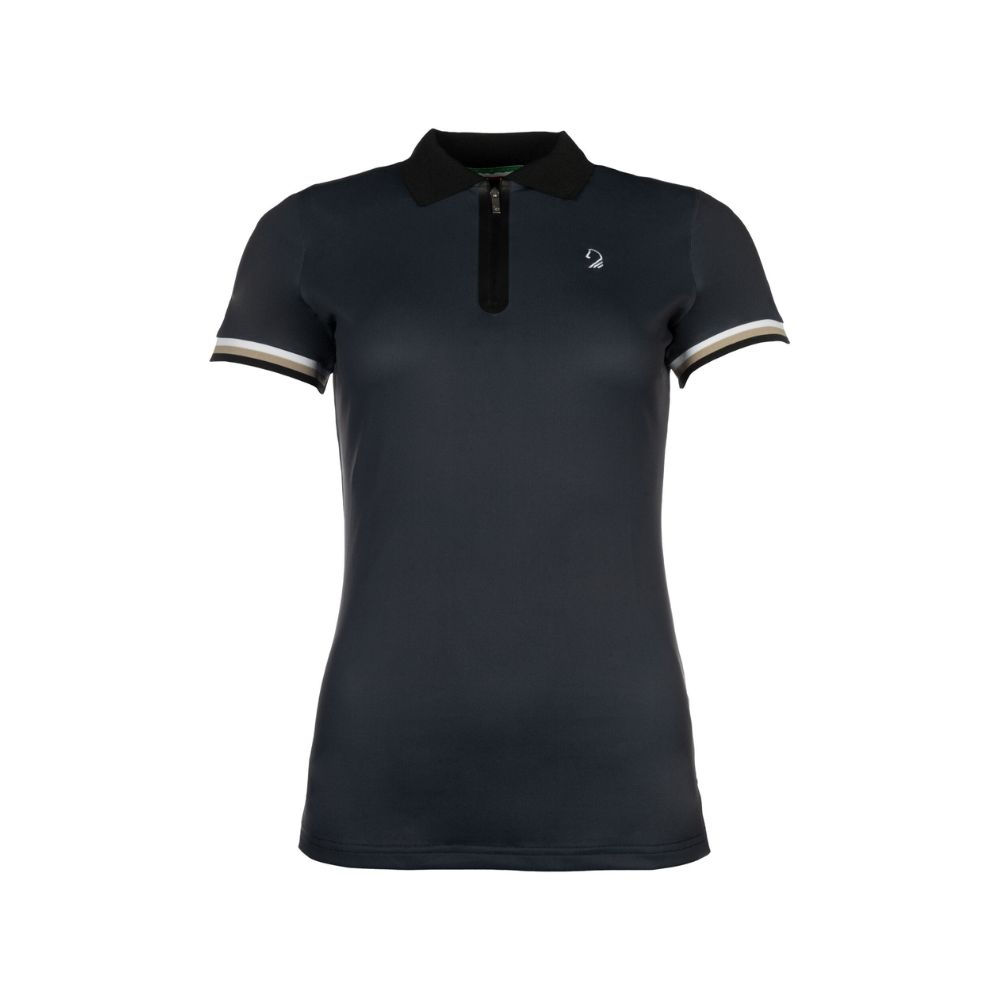 HKM Ladies Polo Shirt -Amalfi- #colour_black