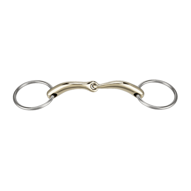 Sprenger Pronamic Bradoon 14mm Sensogan Stainless Steel Single Jointed 55mm Ring