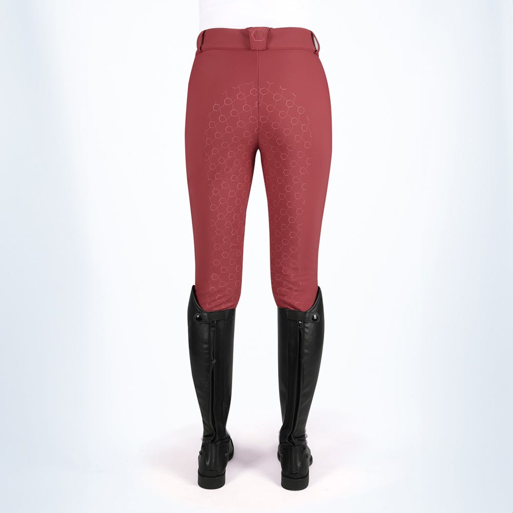 Coldstream Balmore Ladies Thermal Riding Tights #colour_burgundy