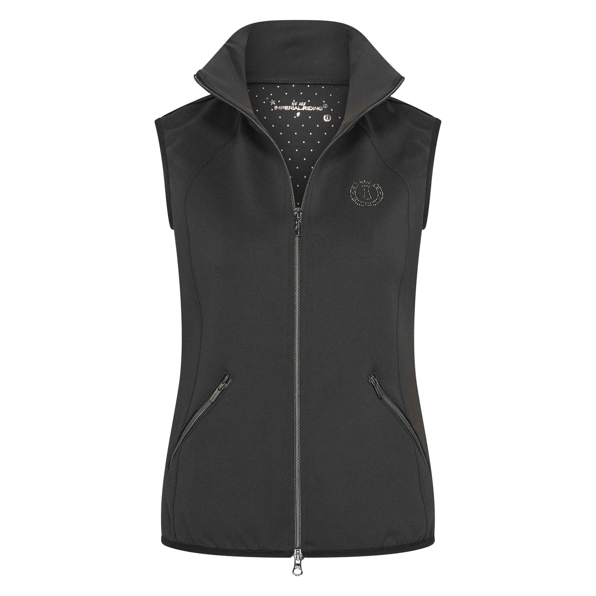Imperial Riding Children's Sporty Air Tech Body Warmer #Colour_black