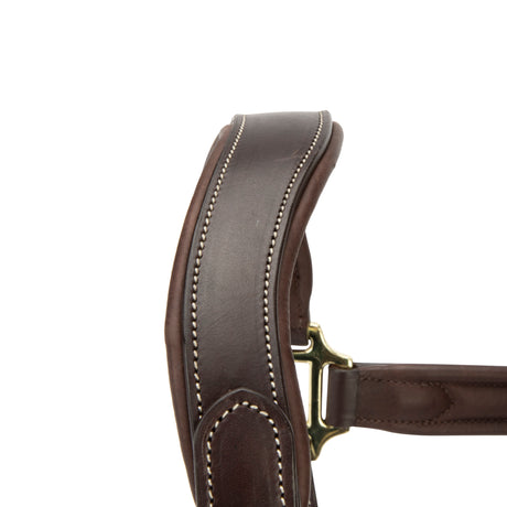 Shires Velociti Lusso Lorca Leather Headcollar #colour_havana