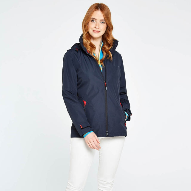 Dubarry Womens Capeclear Waterproof Jacket #colour_navy