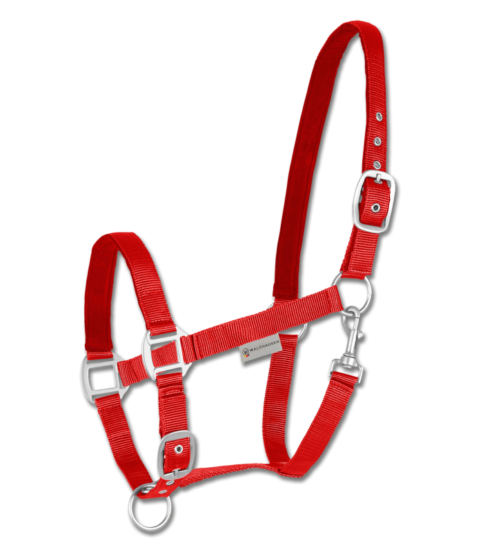 Waldhausen Satin Perlon Halter #colour_red