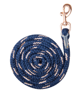 Waldhausen Lurex Rosé Snap Hook Lead Rope #colour_night-blue