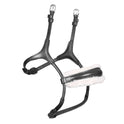 Shires Velociti Rapida Rolled Fleece Noseband #colour_black