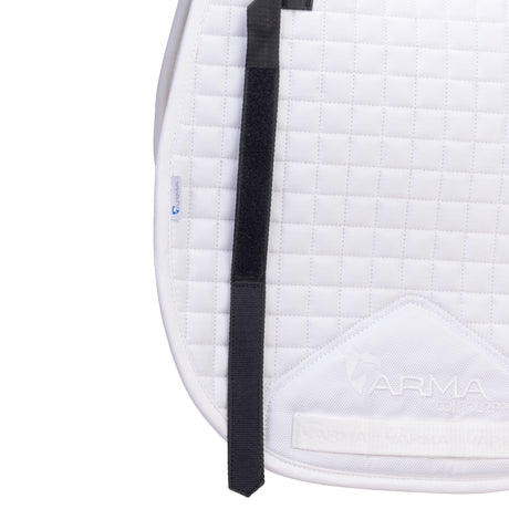 Shires ARMA Deluxe Cotton Numnah #colour_white