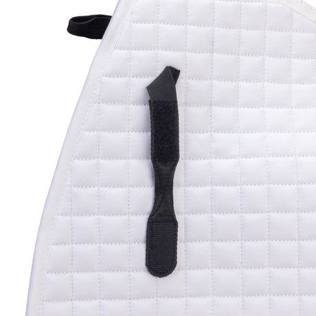 Shires ARMA Deluxe Cotton Saddlecloth #colour_white