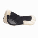 Shires ARMA Deluxe Cotton Half Pad #colour_black-natural