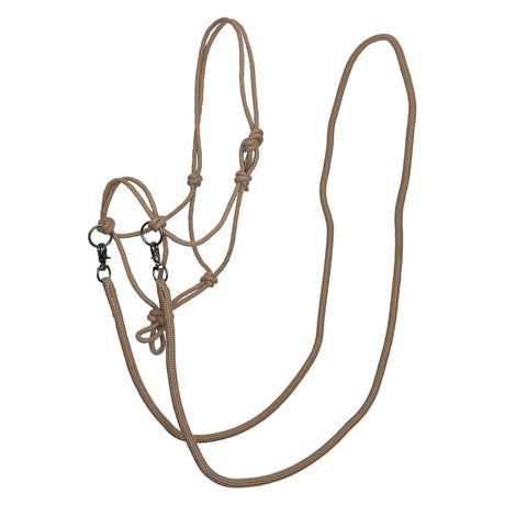 Imperial Riding Free Ride Rope Headcollar #colour_cappuccino