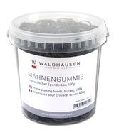 Waldhausen Mane Plaiting Bands in Tub #colour_black