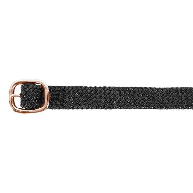 E.L.T Premium Nylon Spur Strap #colour_black-rose-gold