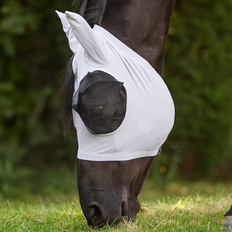 Waldhausen Fly Mask Puck Breath #colour_silver-grey