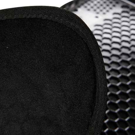 Acavallo Pad SP WFS Suede Hexagonal Gel Front Riser #colour_black