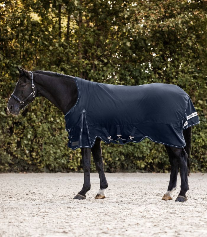 Waldhausen Scandic High Neck Light Turnout Rug #colour_night-blue