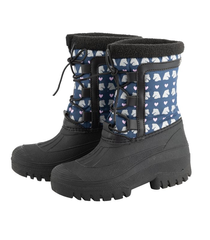 E.L.T Lucky Snowfall Children's Thermal Shoe #colour_night-blue