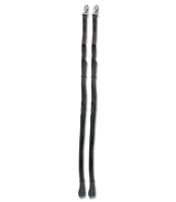 STAR Leather Side Reins #colour_black